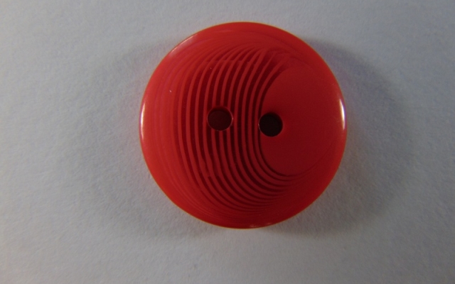 Botón Poliester c/ Detalles Transparentes. Tamaño 24 de 15 mm.