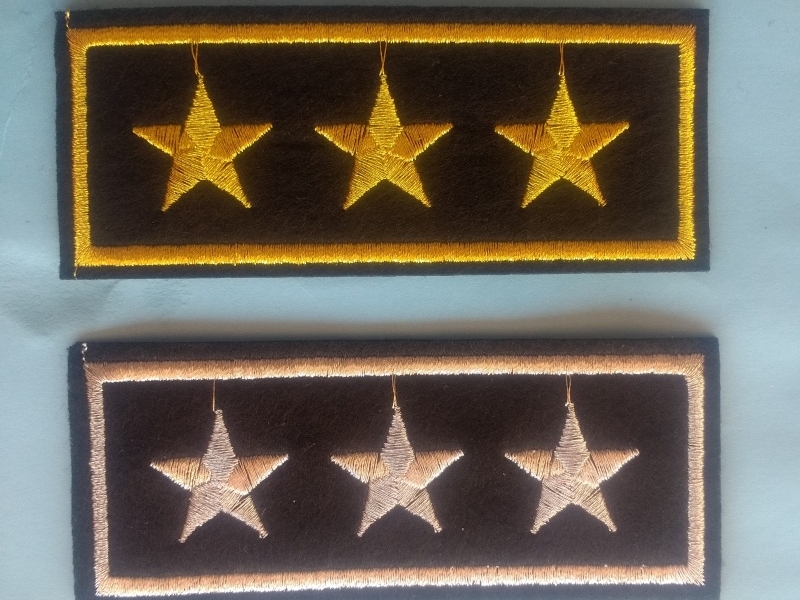 Aplique Termoadhesivo Rec C/ 3 Estrellas (4 cm de Alto x 10 cm de Largo )