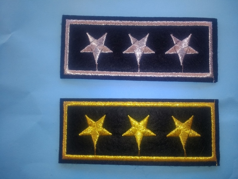 Aplique Termoadhesivo Rec C/ 3 Estrellas (4 cm de Alto x 10 cm de Largo )