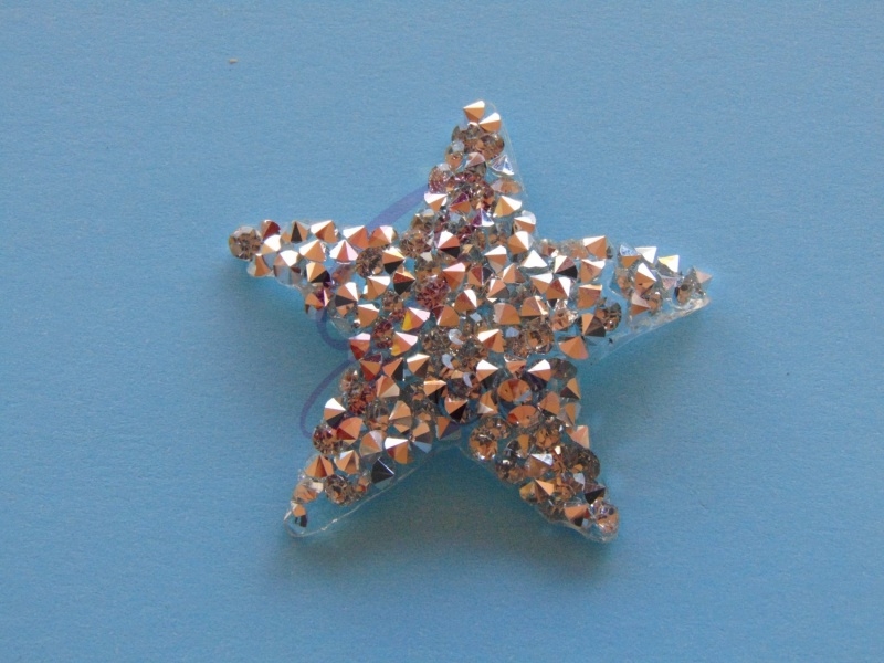 Aplique de Strass Estrella Peltre
