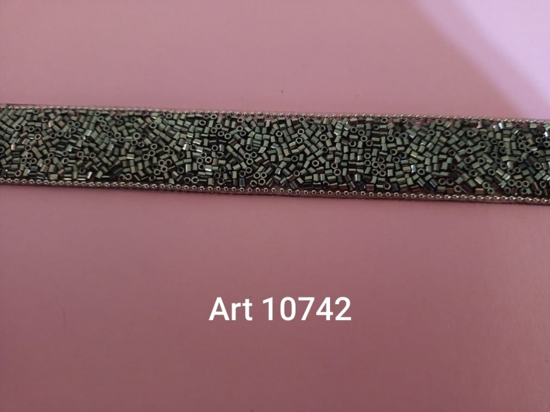 Galon Canutillo /Strass. Pieza x 9,10 Mts