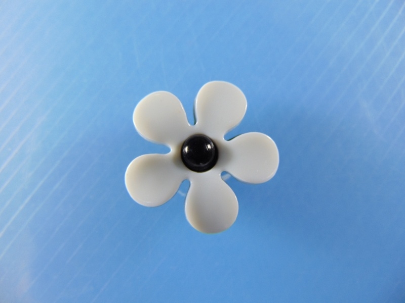 Boton Flor de Nylon (Doble). Medida 28