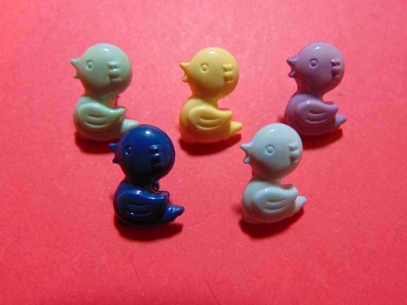 Boton Infantil Simple - Patito