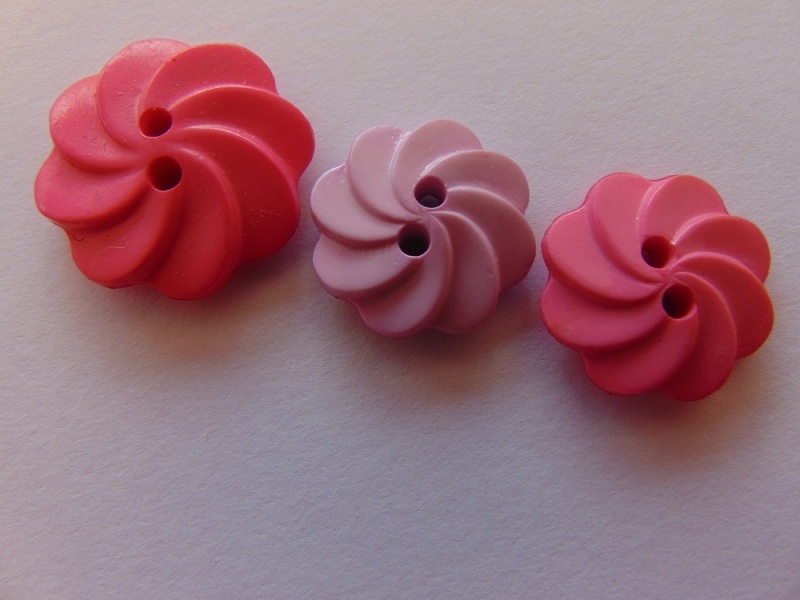 Boton Simple Nylon Flor