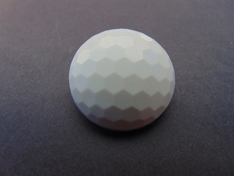 Boton Nylon con Pie, Facetado Brilloso