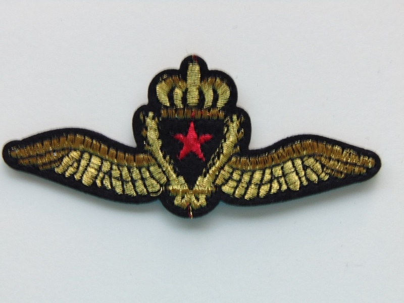 Aplique Termoadhesivo Escudo con Alas