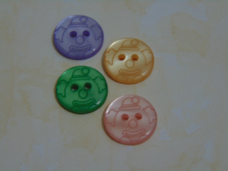 Boton Infantil Payaso